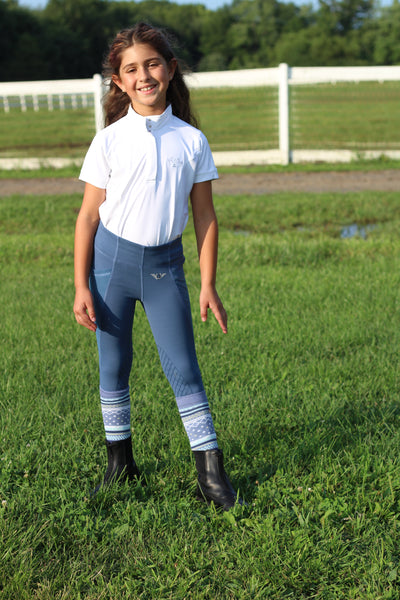 Equine Couture Children's Cara Short Sleeve Show Shirt_4329