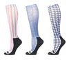Equine Couture Ladies Isabel Padded Knee Hi Boot Socks - 3 Pack_1780