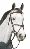 Henri de Rivel Pro Mono Crown Raised Figure Eight Bridle with Rubber Reins_1895