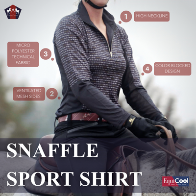 Equine Couture Women EquiCool Snaffle Sun Shirt