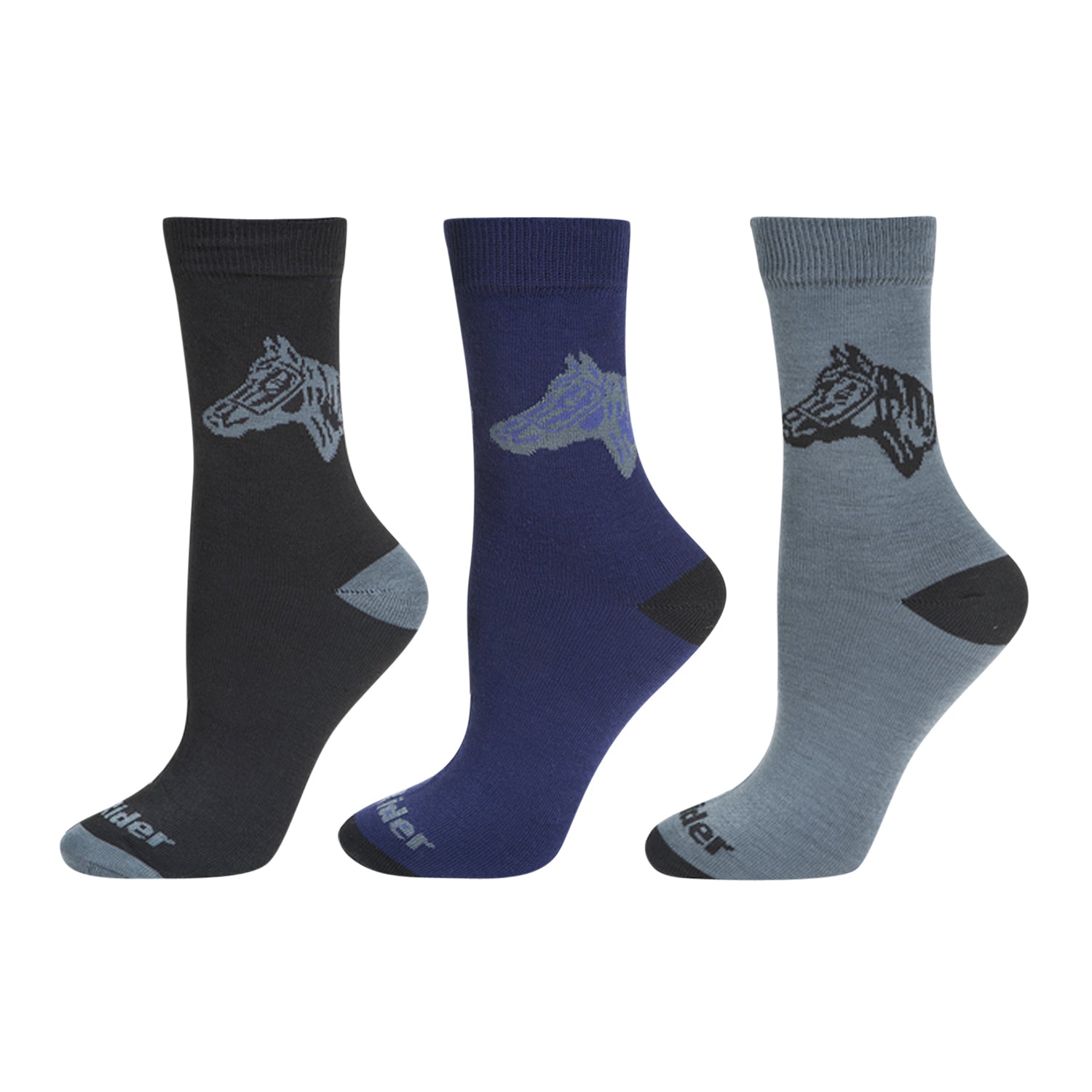 Tuffrider Ladies Starter Socks 3 Pack_1