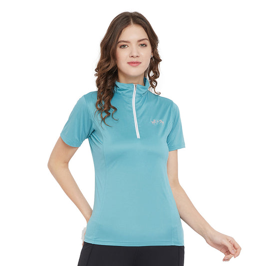Equine Couture Surya Equicool Short Sleeve Sun Sport Shirt_1