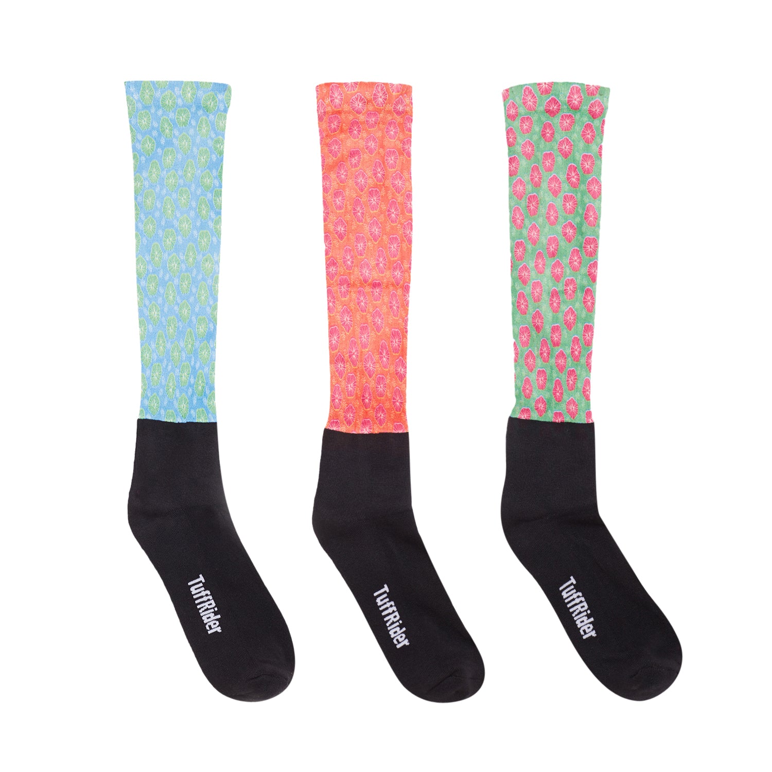 TuffRider Ladies Athena Technical Padded Knee Hi Boot Socks - 3 Pack_1