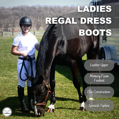 TuffRider Women Leather Regal Dress Boots