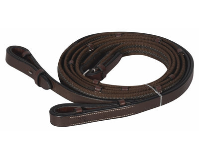 Henri de Rivel Pro Rubber Lined Web Reins_5078