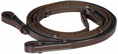 Henri de Rivel Pro Rubber Lined Web Reins_5080