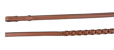 Laureate by Henri de Rivel Fancy Stitched Raised Laced Reins - Breeches.com