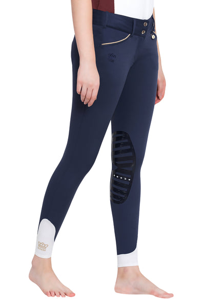 George H Morris Ladies Add Back Silicone Knee Patch Breeches_688