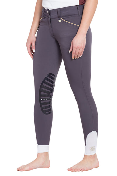 George H Morris Ladies Add Back Silicone Knee Patch Breeches_692