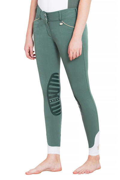 George H Morris Ladies Add Back Silicone Knee Patch Breeches_695