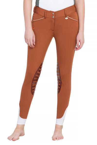 George H Morris Ladies Add Back Silicone Knee Patch Breeches_704