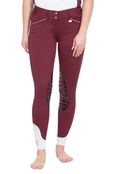 George H Morris Ladies Add Back Silicone Knee Patch Breeches_708