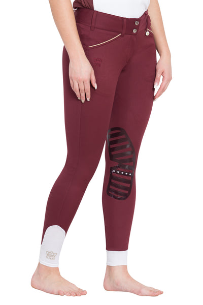 George H Morris Ladies Add Back Silicone Knee Patch Breeches_707