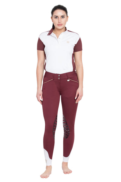 George H Morris Ladies Add Back Silicone Knee Patch Breeches_711