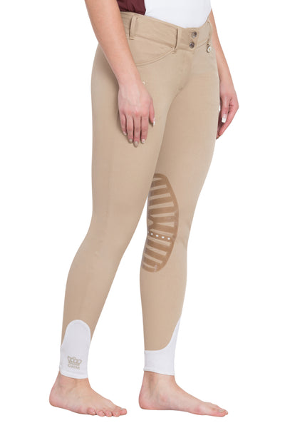 George H Morris Ladies Add Back Silicone Knee Patch Breeches_713