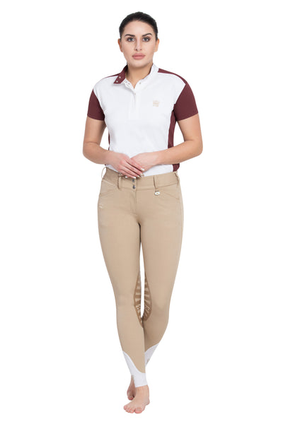 George H Morris Ladies Add Back Silicone Knee Patch Breeches_717