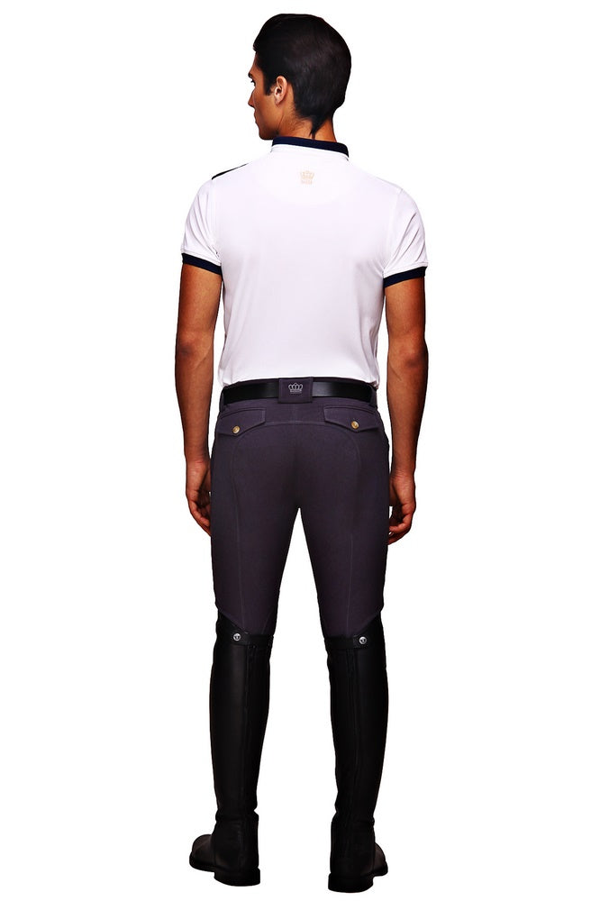 George H Morris Men's Grand Prix Knee Patch Breeches_1253