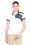 George H Morris Ladies Hunter Short Sleeve Polo Sport Shirt_4585
