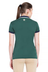 George H Morris Ladies Hunter Short Sleeve Polo Sport Shirt_4593