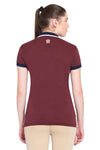 George H Morris Ladies Hunter Short Sleeve Polo Sport Shirt_4600