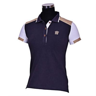 George H Morris Ladies Reserve Short Sleeve Polo Sport Shirt_4605