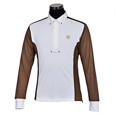 George H Morris Men's Champion Long Sleeve Show Shirt_4426