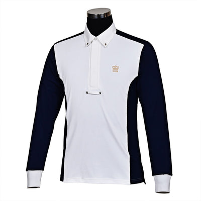 George H Morris Men's Champion Long Sleeve Show Shirt_4424