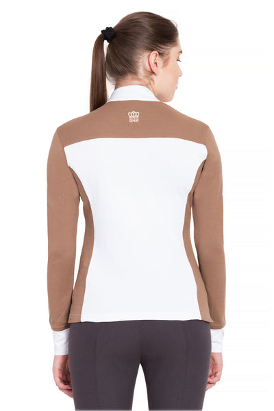 George H Morris Ladies Champion Long Sleeve Show Shirt_4457