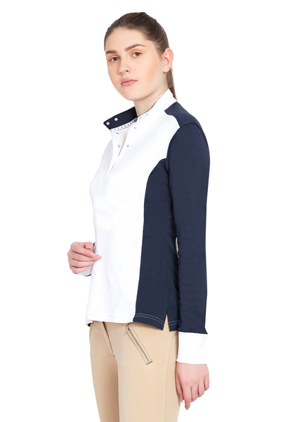 George H Morris Ladies Champion Long Sleeve Show Shirt_4448