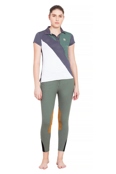 George H Morris Ladies Pro Sport Short Sleeve Polo Sport Shirt_4627