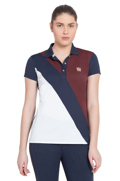 George H Morris Ladies Pro Sport Short Sleeve Polo Sport Shirt_4628