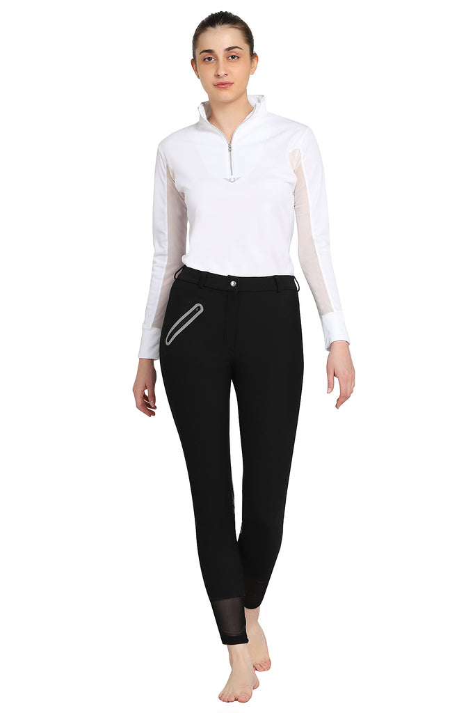 Tuffrider Tiffany Ribbed Breech With Silicone Knee Patch_6