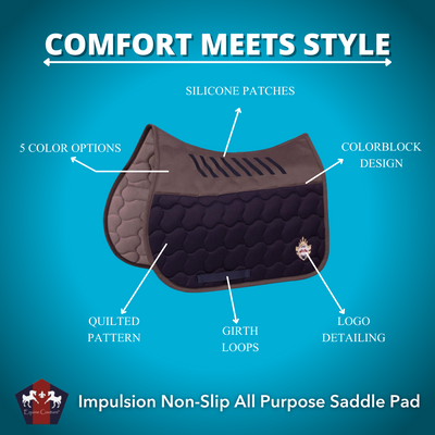 Equine Couture Impulsion Non-Slip All Purpose Saddle Pad