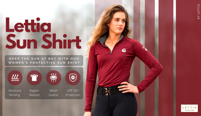 Lettia Women Quarter-Zip Neck UPF 50+ Sun Shirt
