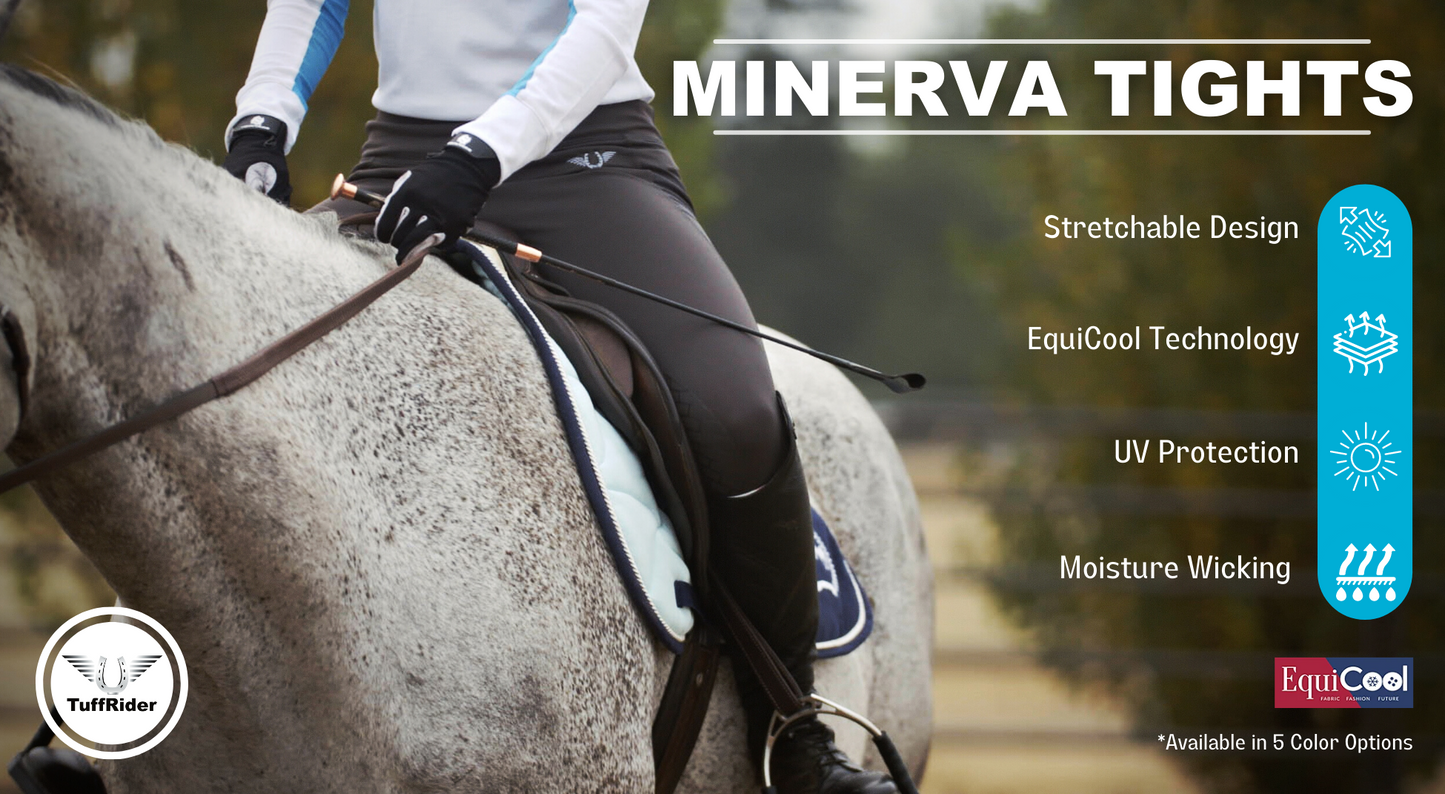TuffRider Women Minerva Mesh Pocket EquiCool Tights