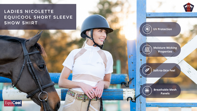 Equine Couture Women Nicolette EquiCool Short Sleeve Show Shirt