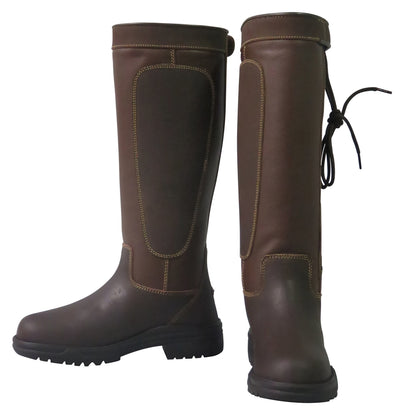 TuffRider Ladies Ajuste Waterproof Leather Country Boots_3