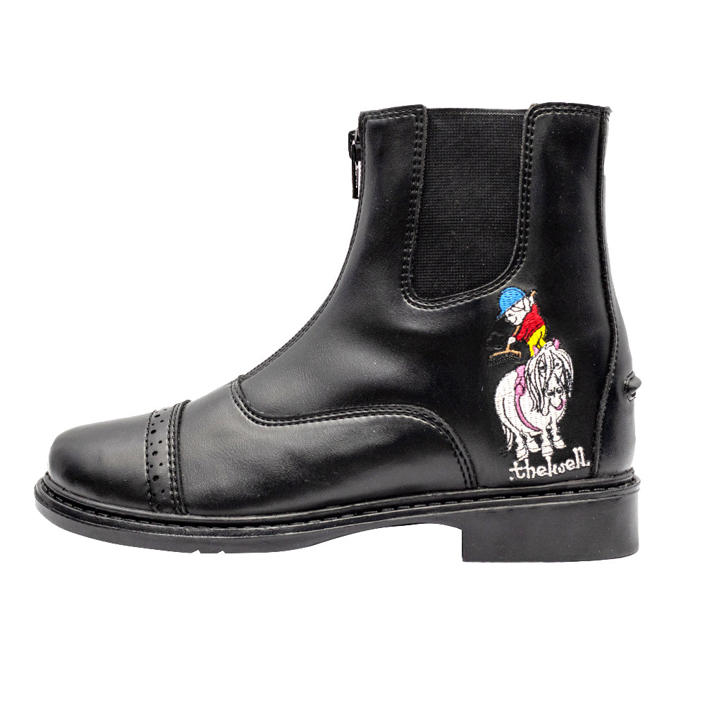 TuffRider Children's Thelwell Sweep Front Zip Paddock Boots