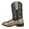 TuffRider Youth Black Snake in My Boot Western Leather Boots