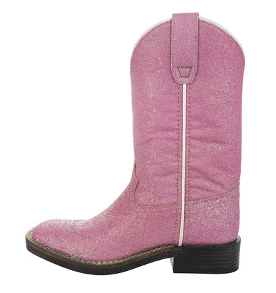 Tuffrider Children's Pink Glitter Western Boot
