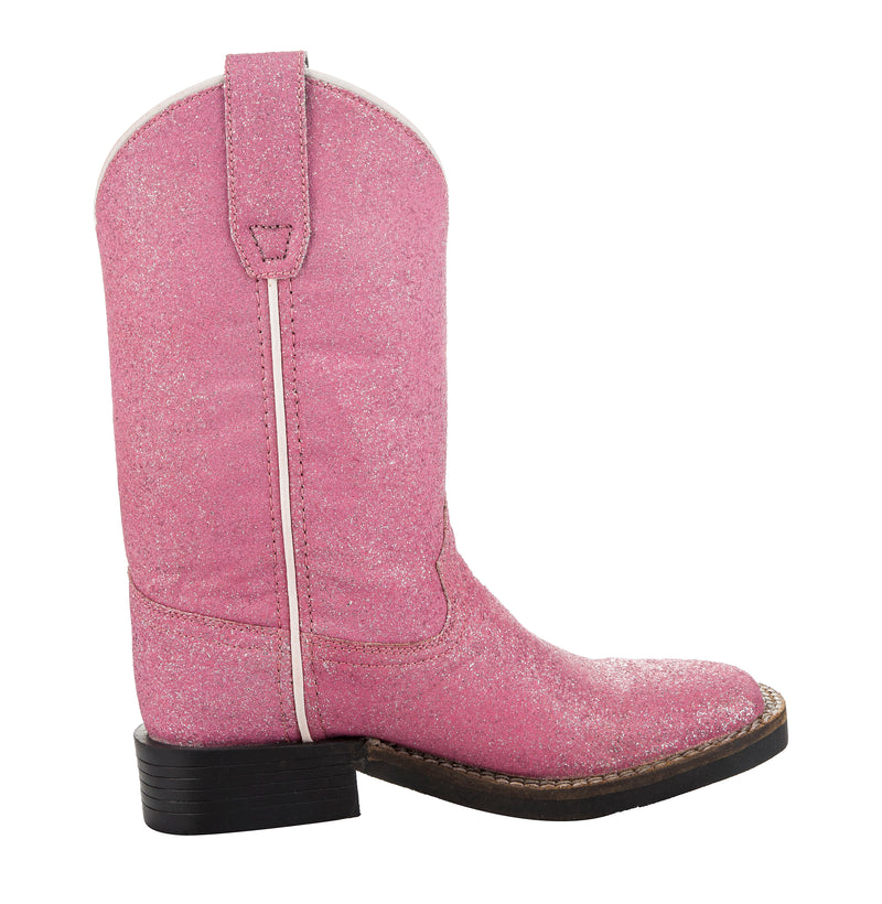 Tuffrider Children's Pink Glitter Western Boot