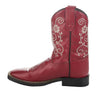 TuffRider Youth Fire Red Floral Western Boot