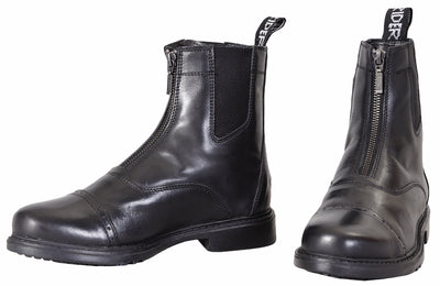 TuffRider Children's Baroque Front Zip Paddock Boots w/ Metal Zipper_1392