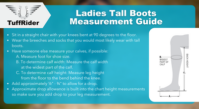 TuffRider Women Synthetic Leather Starter Back Zipper Field Boots