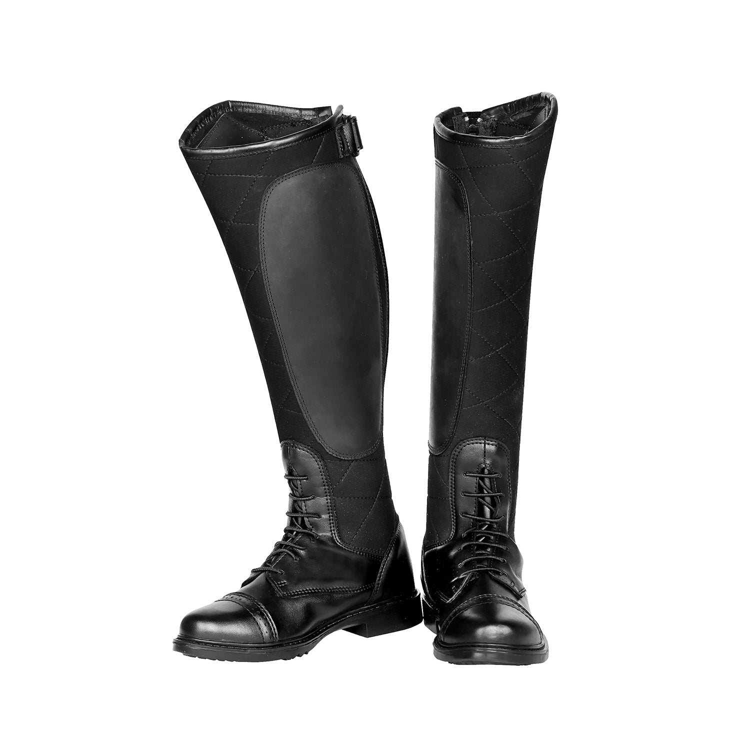 TuffRider Ladies Alpine Quilted Field Boots in Synthetic Leather_1448
