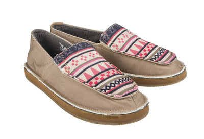 TuffRider Women Slip-On Canvas Graphix Shoes