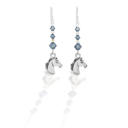 Kasaro Designs Beaded Horse Head Earrings_1