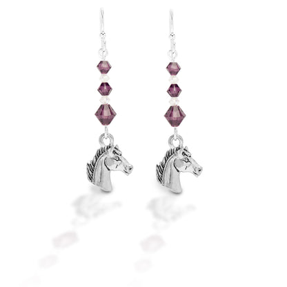 Kasaro Designs Beaded Horse Head Earrings_2