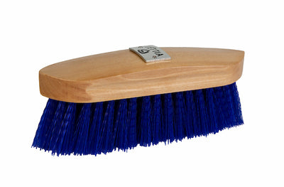 Lettia Plastic Bristle Dandy Brush Wood Back