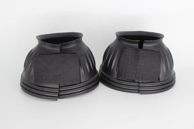 TuffRider Komplett Protkt Bell Boots Ribbed and Ringer with Hook and Loop Tape_5181